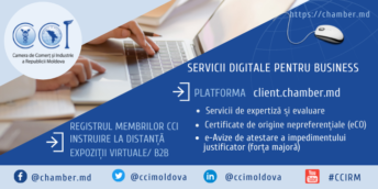 Serviciile digitale ale CCI a RM pentru business – ECONOM şi SIMPLU în utilizare